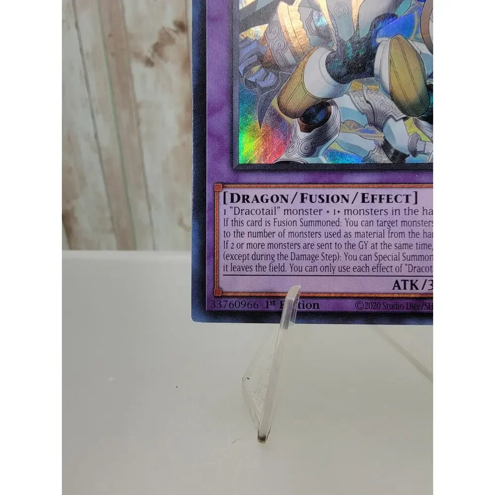 Yu-Gi-Oh! Justice Hunters Dracotail Arthalion #JUSH-EN006 Ultra Rare 1st Ed NM